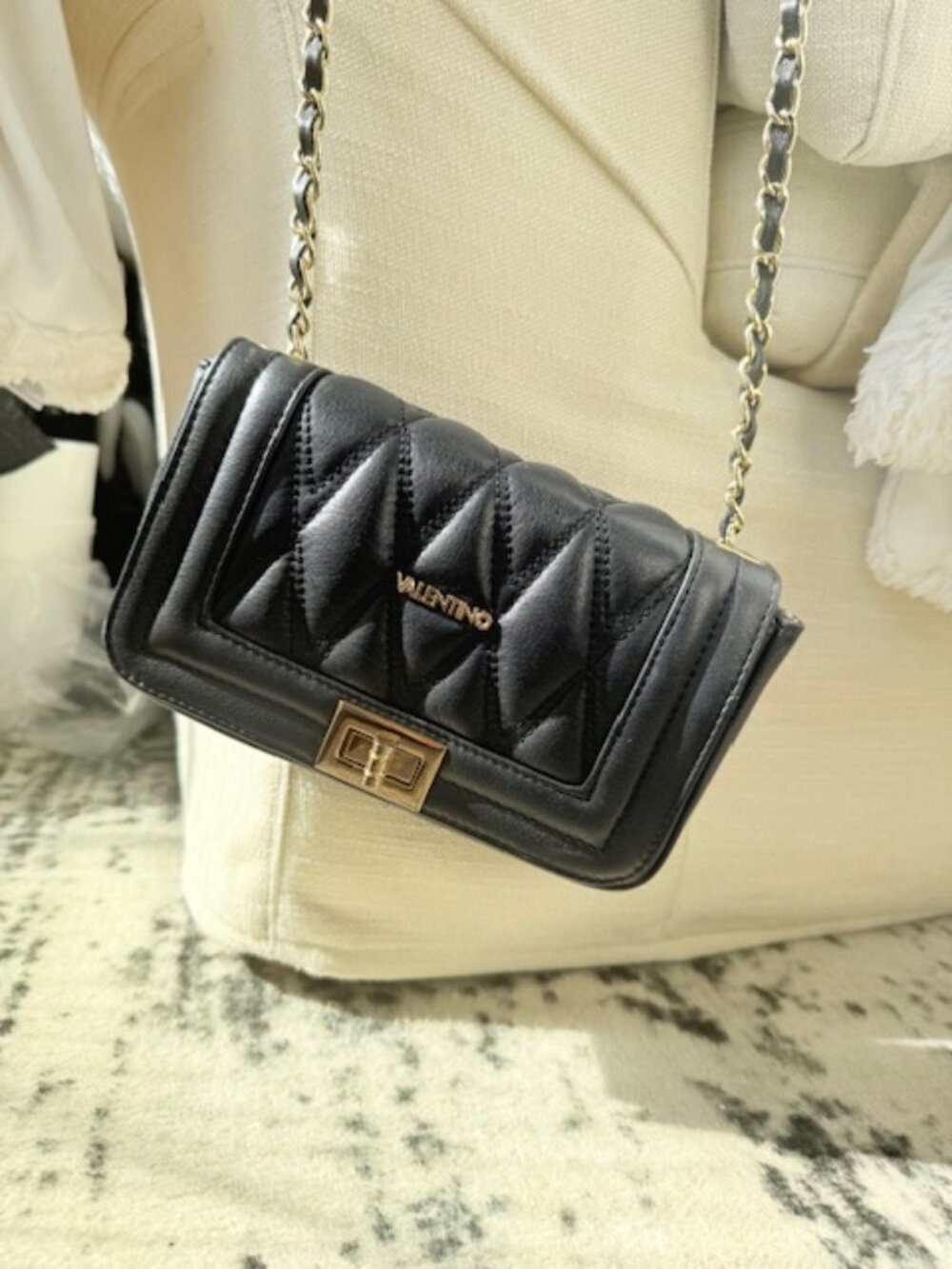 Valentino purse, Beatriz D Leather Shoulder Bag